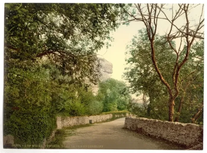 Framed Print : Ventnor, road to the Undercliff, Isle of Wight, England Framed Print : Ventnor, road to the Undercliff, Isle of Wight, England