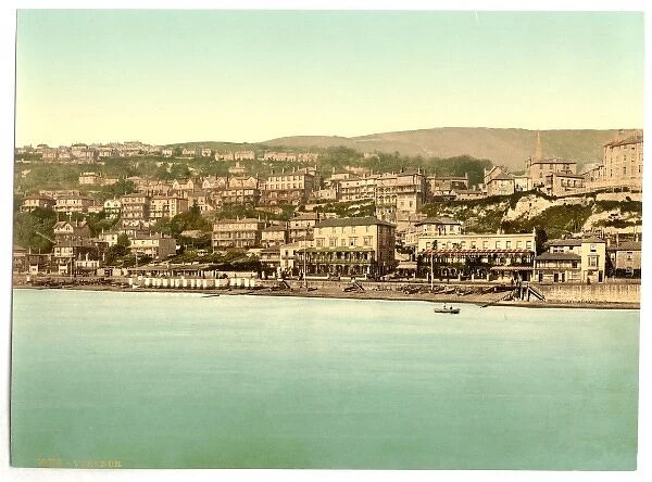 Ventnor, from sea, Isle of Wight, England