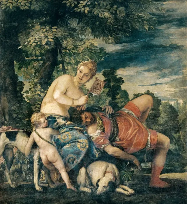 Framed Print : Venus and Adonis Framed Print : Venus and Adonis