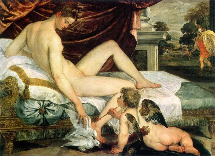 Framed Print : Venus and Cupid Date: 1568 Framed Print : Venus and Cupid Date: 1568