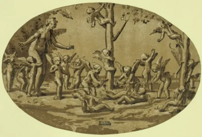 Framed Print : Venus and cupids Framed Print : Venus and cupids