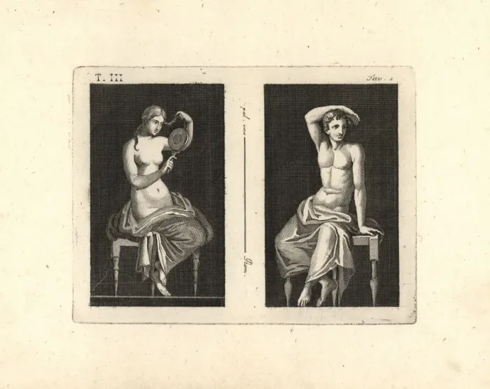 Framed Print : Venus with a mirror and Vulcan Framed Print : Venus with a mirror and Vulcan