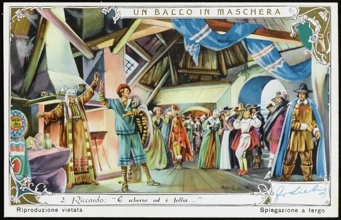 Framed Print : VERDI / BALLO / LIEBIG 2 Framed Print : VERDI / BALLO / LIEBIG 2