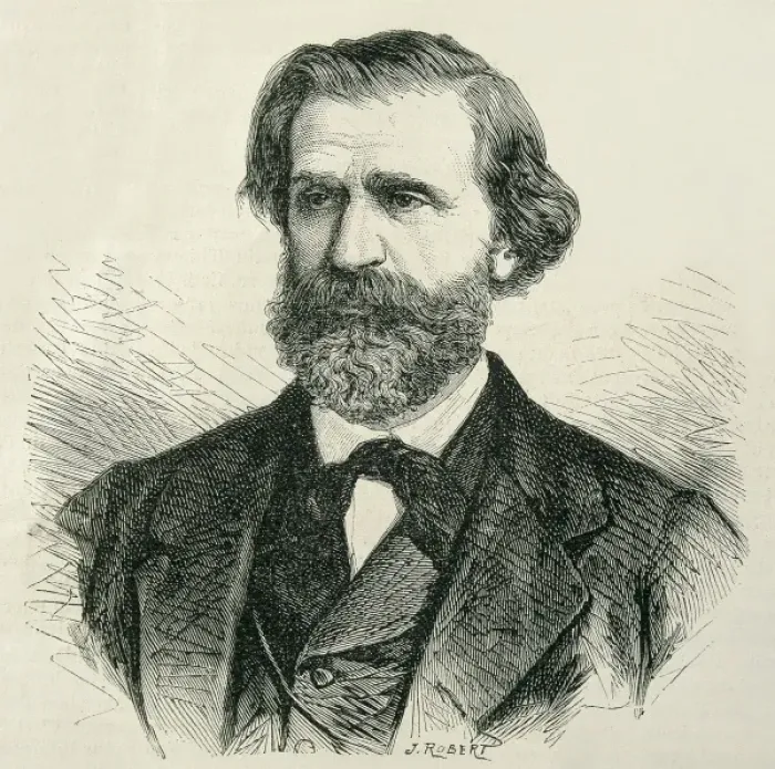 Framed Print : VERDI, Giuseppe (1813-1901). Portrait appeared Framed Print : VERDI, Giuseppe (1813-1901). Portrait appeared