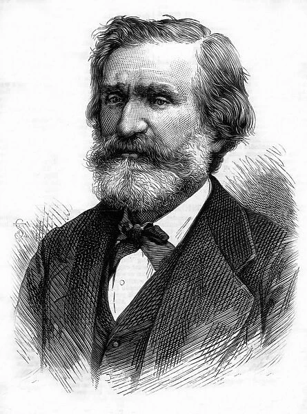 Verdi ST. Giuseppe Verdi (1813-1901) the Italian opera composer in middle age