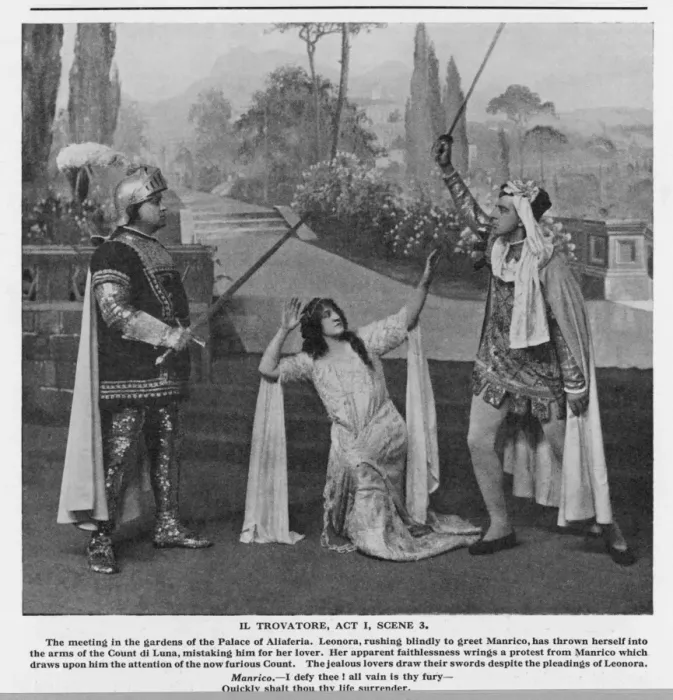 Framed Print : Verdi / Trovatore / I. 3 Framed Print : Verdi / Trovatore / I. 3