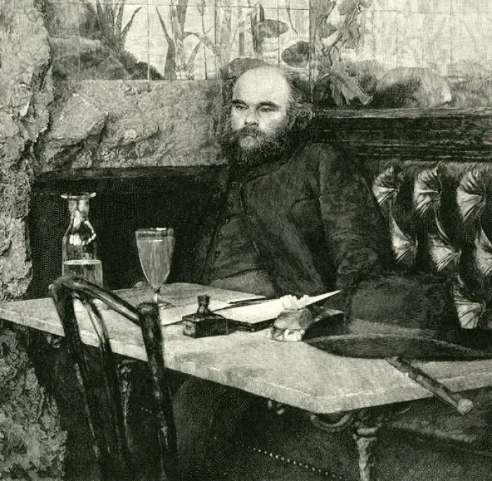 Framed Print : Verlaine - Harpers 1893 Framed Print : Verlaine - Harpers 1893