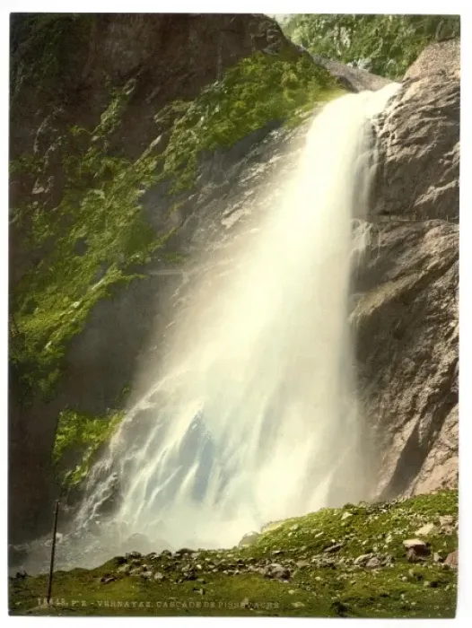 Framed Print : Vernayaz, Cascade de Pissevache, Valais, Alps of, Switzerlan Framed Print : Vernayaz, Cascade de Pissevache, Valais, Alps of, Switzerlan