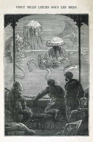 VERNE, Jules (1828-1905). Illustration of the