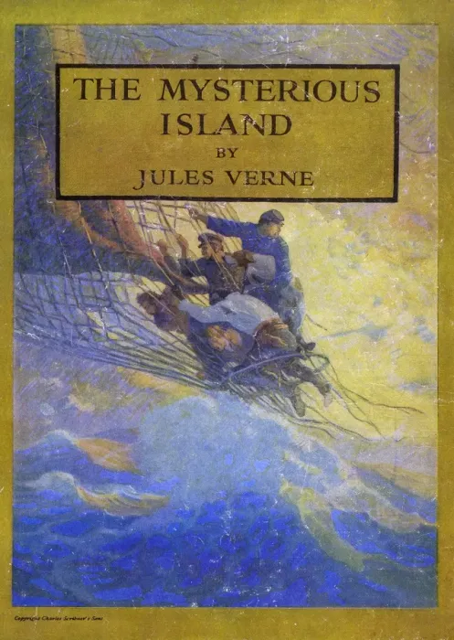 Framed Print : Verne, Mysterious Island Framed Print : Verne, Mysterious Island