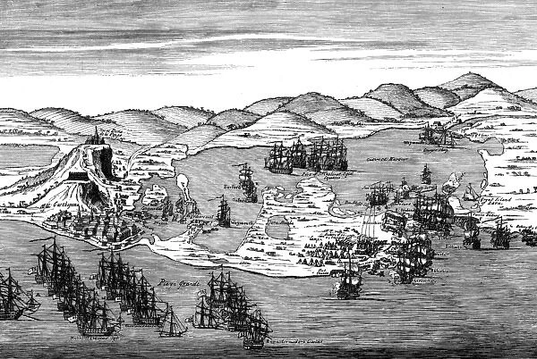 Vernon at Cartagena  /  1741