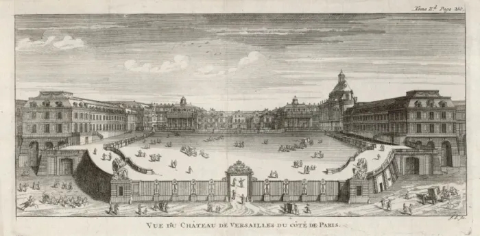 Framed Print : Versailles Palace C1700 Framed Print : Versailles Palace C1700