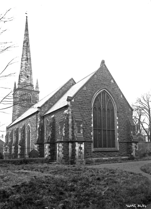 Framed Print : A vertical view of a Church and Lisburn Cathedral Framed Print : A vertical view of a Church and Lisburn Cathedral