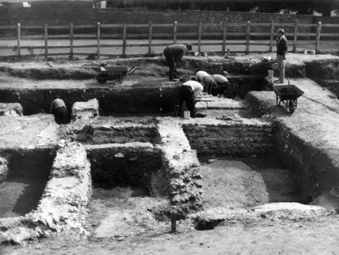 Framed Print : Verulamium Excavations Framed Print : Verulamium Excavations