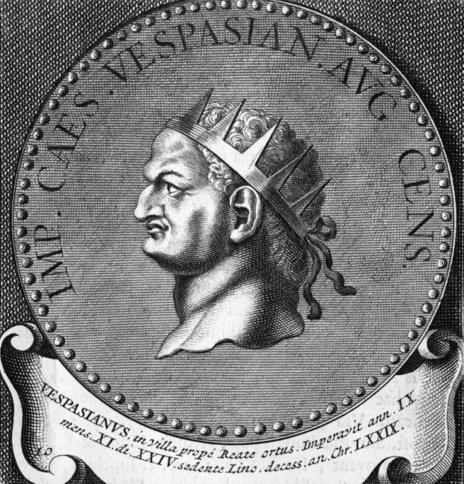Framed Print : Vespasianus Crowned Framed Print : Vespasianus Crowned