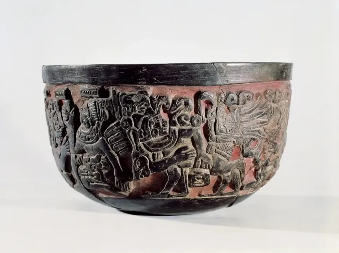 Framed Print : Vessel. Terra-cotta. Proc: MEXICO. VERACRUZ. El TajЮ Framed Print : Vessel. Terra-cotta. Proc: MEXICO. VERACRUZ. El TajЮ