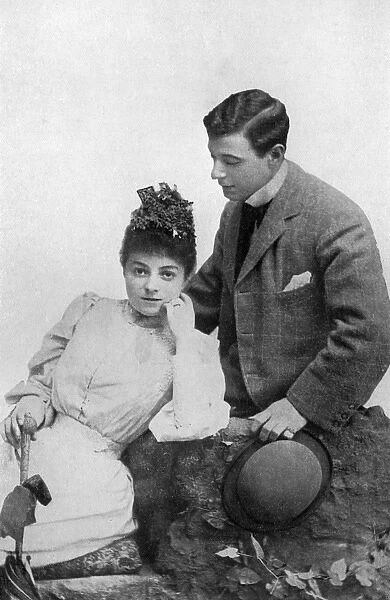 Vesta Tilley and her husband, Walter de Frece