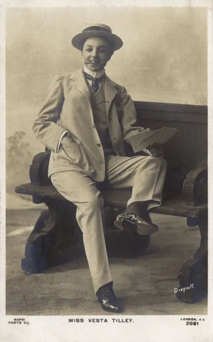 Framed Print : Vesta Tilley, performer and male impersonator Framed Print : Vesta Tilley, performer and male impersonator