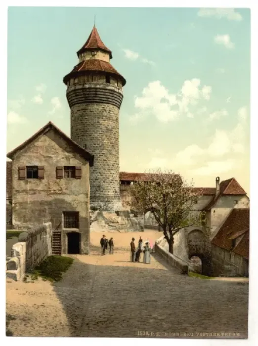 Framed Print : Vestner Tower, Nuremberg, Bavaria, Germany Framed Print : Vestner Tower, Nuremberg, Bavaria, Germany