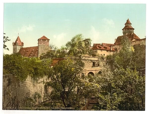 Vestnerthor (i. e. Vestner Tor), with imperial stables, Nurem