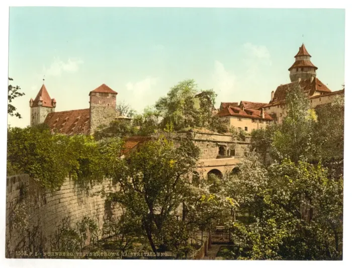 Framed Print : Vestnerthor (i. e. Vestner Tor), with imperial stables, Nurem Framed Print : Vestnerthor (i. e. Vestner Tor), with imperial stables, Nurem