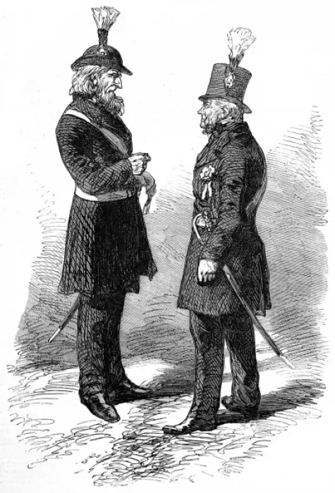 Framed Print : Veterans of the War of 1812; New York, 1865