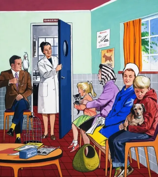 Framed Print : At the vets Framed Print : At the vets