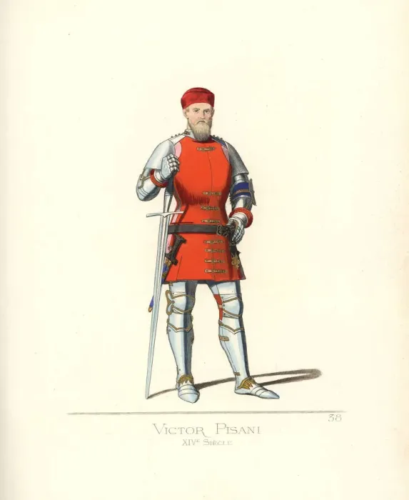 Framed Print : Vettore Pisani, Venetian admiral, 1324-1380 Framed Print : Vettore Pisani, Venetian admiral, 1324-1380