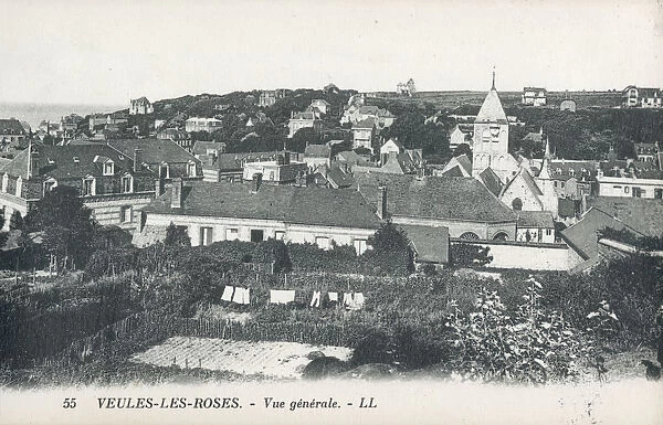 Veules-les-Roses - Panoramic View of the town