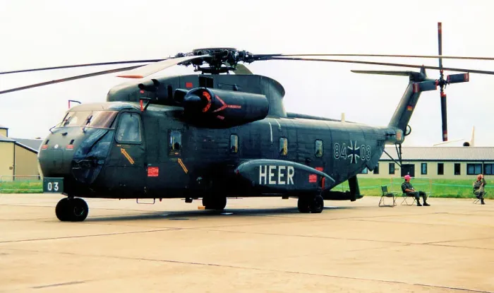 Framed Print : VFW-Sikorsky CH-53G 84+03 Framed Print : VFW-Sikorsky CH-53G 84+03