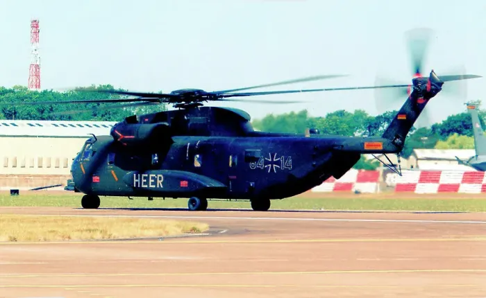 Framed Print : VFW-Sikorsky CH-53G 84+14 Framed Print : VFW-Sikorsky CH-53G 84+14