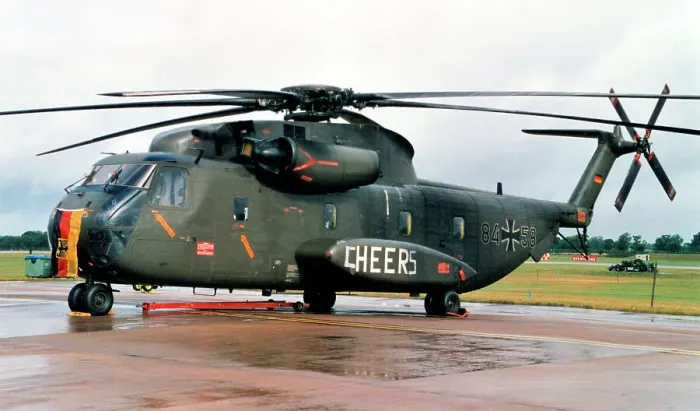 Framed Print : VFW-Sikorsky CH-53G 84+58 Framed Print : VFW-Sikorsky CH-53G 84+58