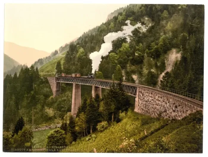 Framed Print : Viaduct and gorge, Hollenthal, Black Forest, Baden, Germany Framed Print : Viaduct and gorge, Hollenthal, Black Forest, Baden, Germany