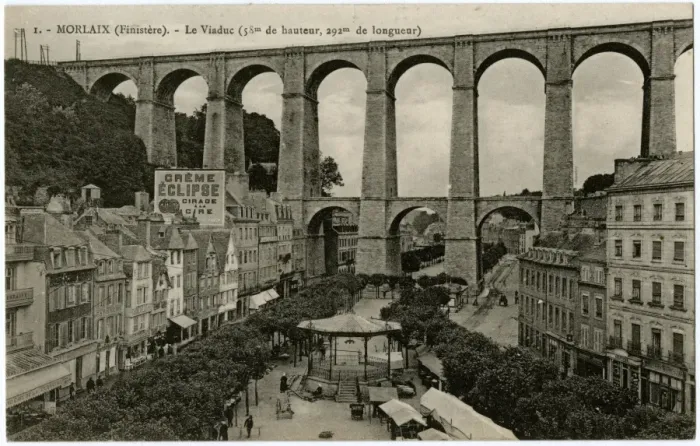 Framed Print : Viaduct at Morlaix, Brittany, France Framed Print : Viaduct at Morlaix, Brittany, France