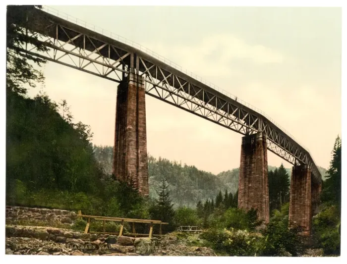 Framed Print : Viaduct over Ravenna Ravine, Hollenthal Railway, Baden, Germ Framed Print : Viaduct over Ravenna Ravine, Hollenthal Railway, Baden, Germ