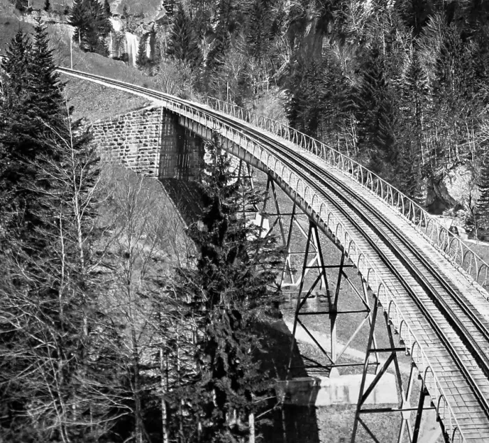Framed Print : Viaduct on Rigi Railway, Switzerland Framed Print : Viaduct on Rigi Railway, Switzerland