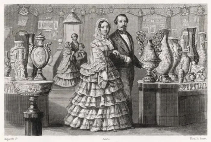 Framed Print : Vic with Napoleon III Framed Print : Vic with Napoleon III