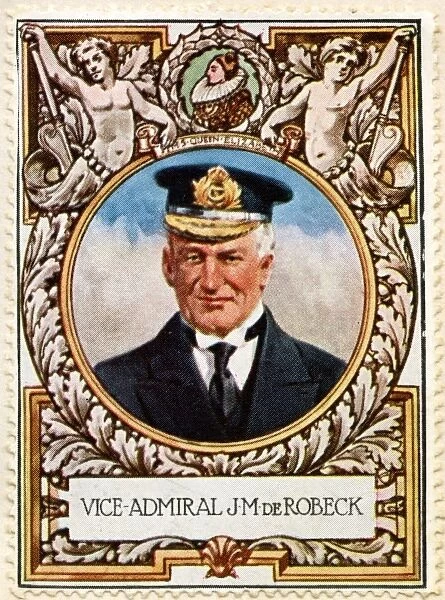 (Vice) Admiral J. M. de Robeck  /  Stamp