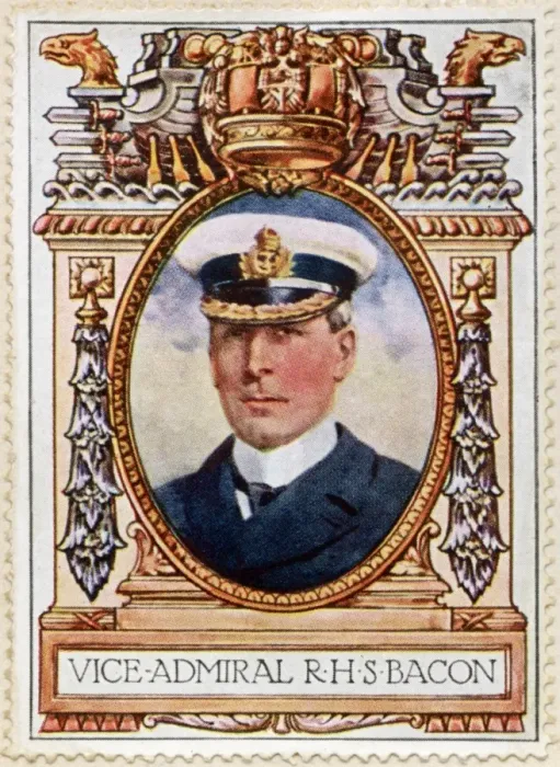 Framed Print : (Vice) Admiral R. H. S. Bacon / Stamp Framed Print : (Vice) Admiral R. H. S. Bacon / Stamp