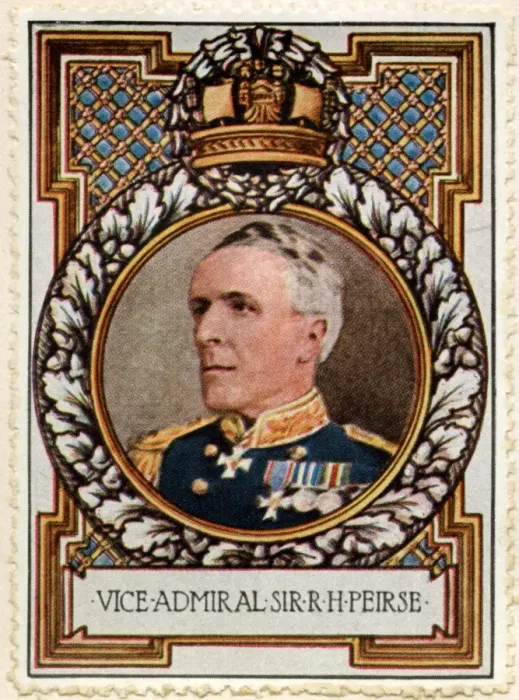 Framed Print : (Vice)Admiral Sir Richard Peirse / Stamp Framed Print : (Vice)Admiral Sir Richard Peirse / Stamp