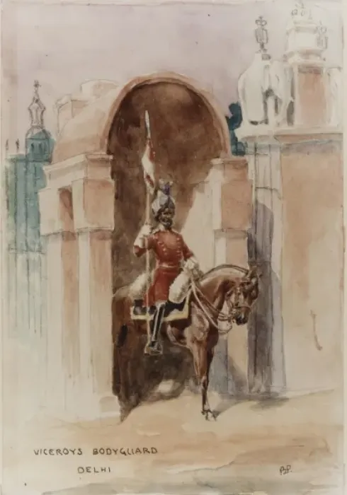 Framed Print : Viceroys Bodyguard, Delhi Framed Print : Viceroys Bodyguard, Delhi