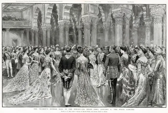 Framed Print : The Viceroy's Durbar Ball in Diwan-I-Am, Delhi Fort Framed Print : The Viceroy's Durbar Ball in Diwan-I-Am, Delhi Fort