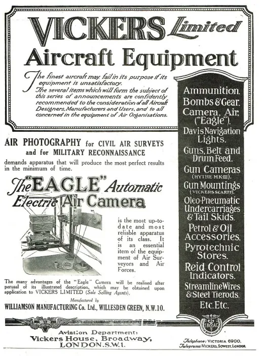 Framed Print : Vickers Eagle Automatic Electric Air Camera Framed Print : Vickers Eagle Automatic Electric Air Camera