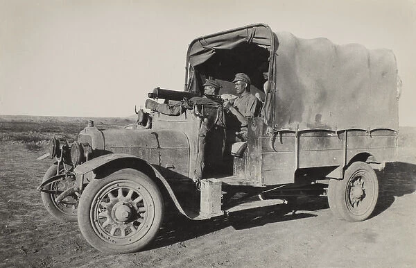 Vickers gun in Talbot lorry - (operations near Jamalabad)