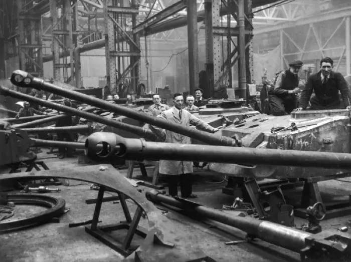Framed Print : Vickers Tank Factory Framed Print : Vickers Tank Factory