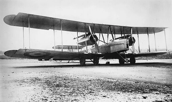 Vickers Vimy FB 27A bomber plane with Fiat engines, WW1