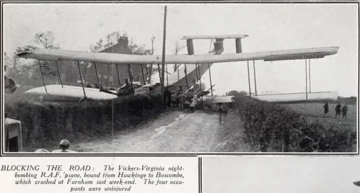 Framed Print : Vickers Virginia night bombing RAF plane bound from Hawkinge to Boscombe Framed Print : Vickers Virginia night bombing RAF plane bound from Hawkinge to Boscombe