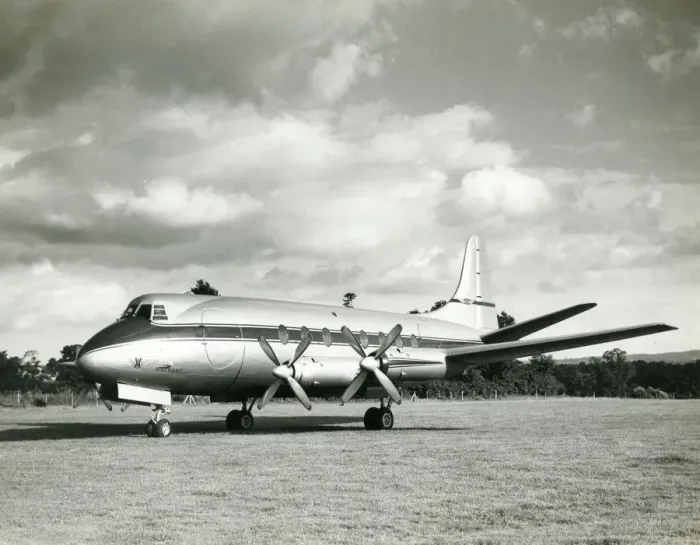 Framed Print : Vickers Viscount 630, G-AHRF 1st prototype Framed Print : Vickers Viscount 630, G-AHRF 1st prototype