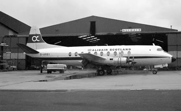 Framed Print : Vickers Viscount 708 G-ARBY Framed Print : Vickers Viscount 708 G-ARBY