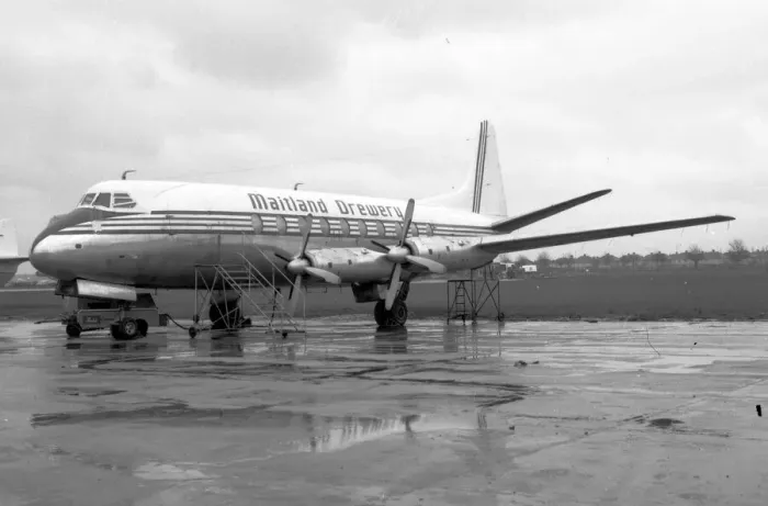 Framed Print : Vickers Viscount 708 G-ARER Framed Print : Vickers Viscount 708 G-ARER